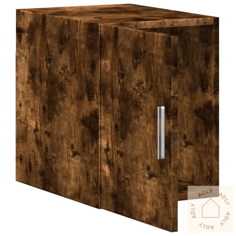 Veggskap Røkt Eik 30X42,5X40 Cm Konstruert Tre