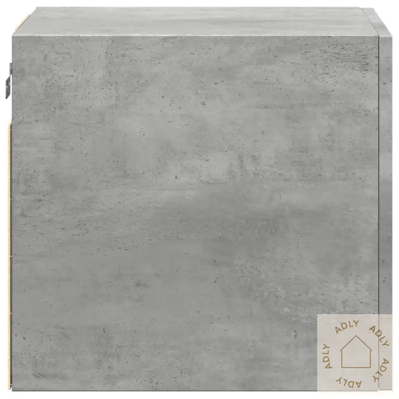 Veggskap Betonggrå 40X42,5X40 Cm Konstruert Tre