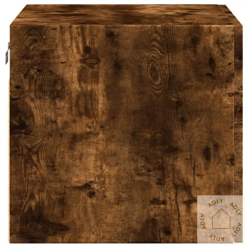 Veggskap Røkt Eik 50X42,5X40 Cm Konstruert Tre