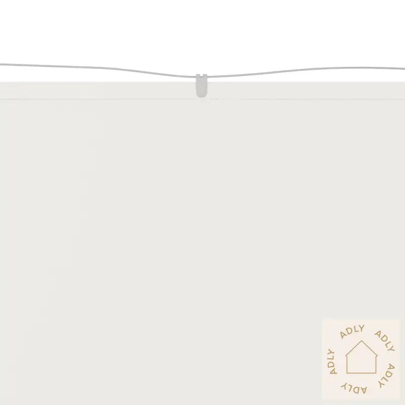 Vertikal Markise Hvit 60X600 Cm Oxfordstoff