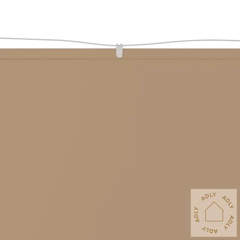 Vertikal Markise Gråbrun 140X600 Cm Oxfordstoff