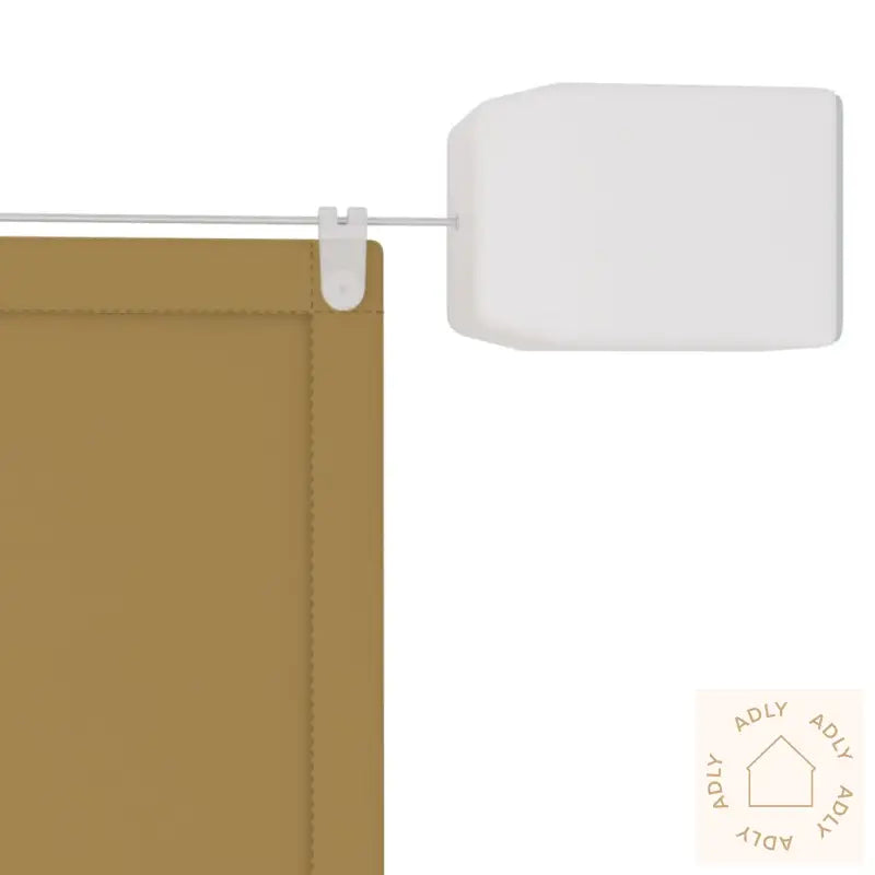 Vertikal Markise Beige 60X600 Cm Oxfordstoff