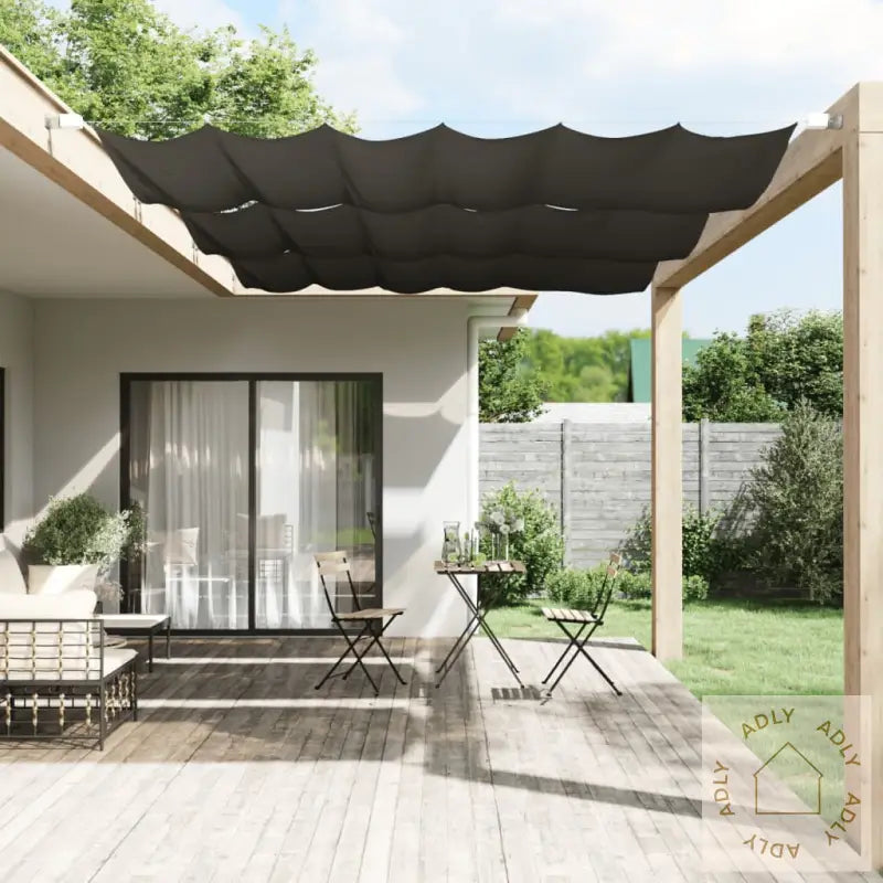 Vertikal Markise Antrasitt 140X270 Cm Oxfordstoff