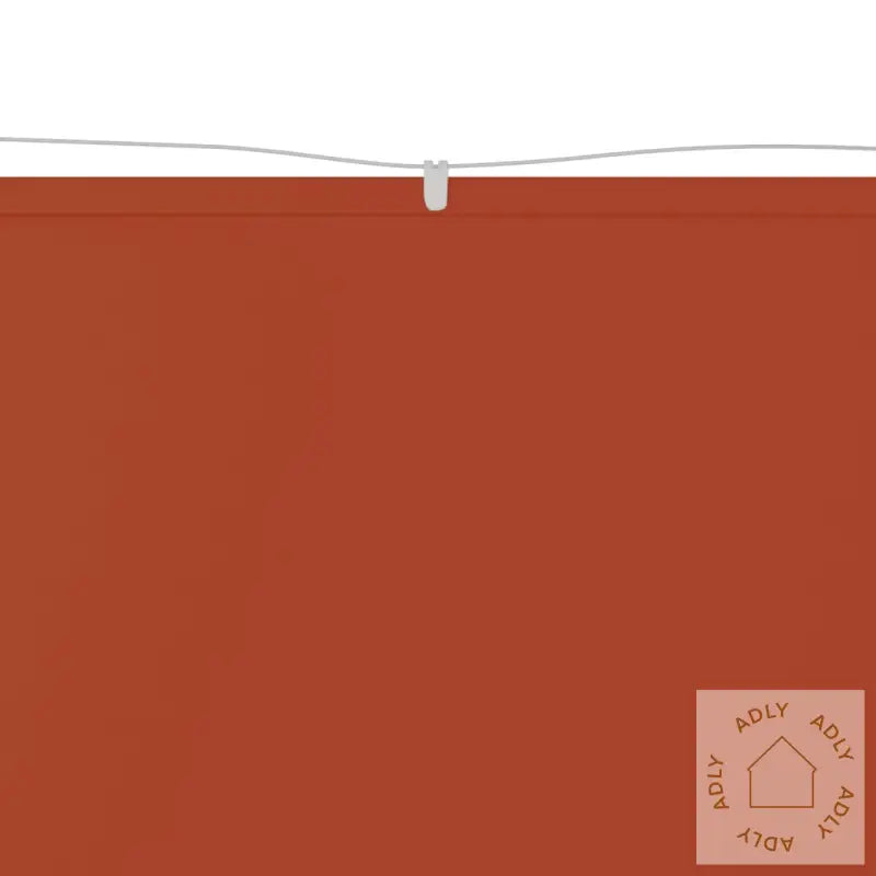 Vertikal Markise Terrakotta 140X420 Cm Oxfordstoff