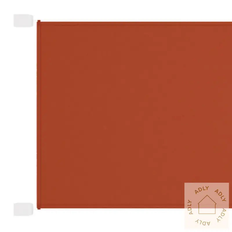 Vertikal Markise Terrakotta 140X420 Cm Oxfordstoff