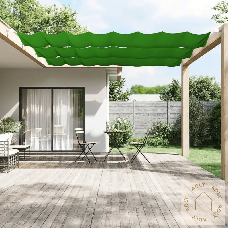 Vertikal Markise Lysegrønn 100X420 Cm Oxfordstoff