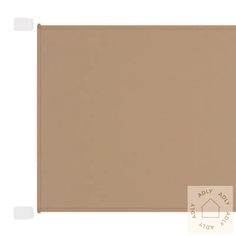 Vertikal Markise Gråbrun 140X420 Cm Oxfordstoff