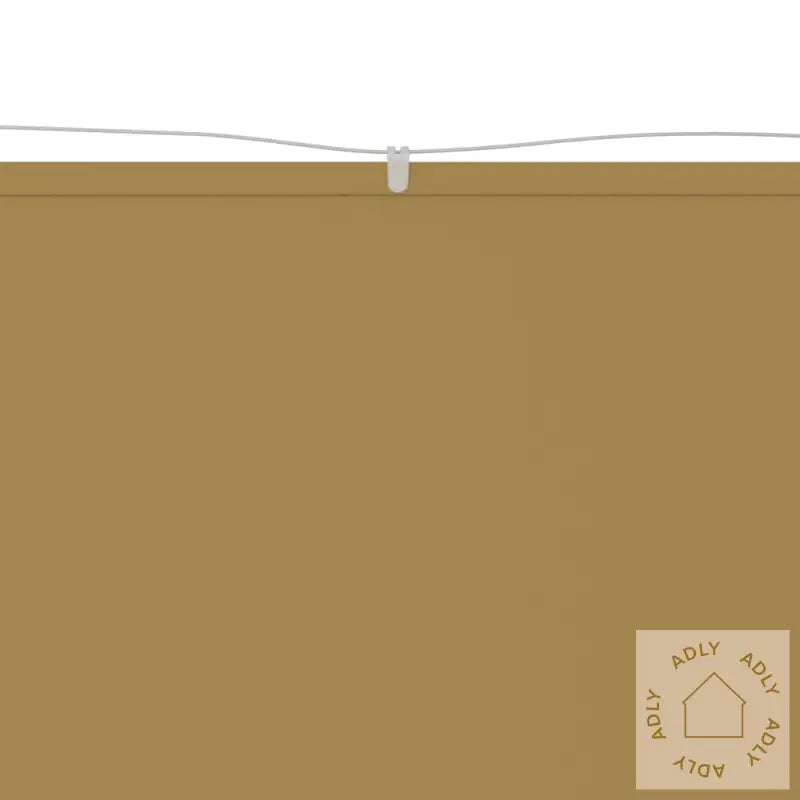Vertikal Markise Beige 140X1200 Cm Oxfordstoff