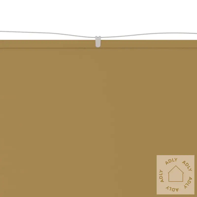 Vertikal Markise Beige 60X1000 Cm Oxfordstoff