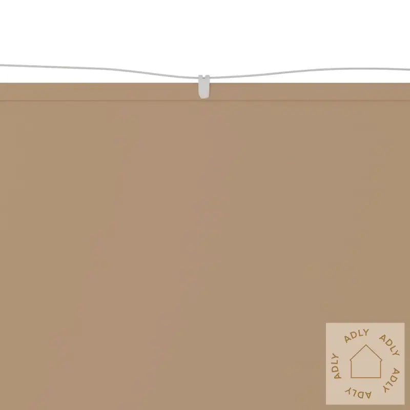 Vertikal Markise Gråbrun 60X1000 Cm Oxfordstoff