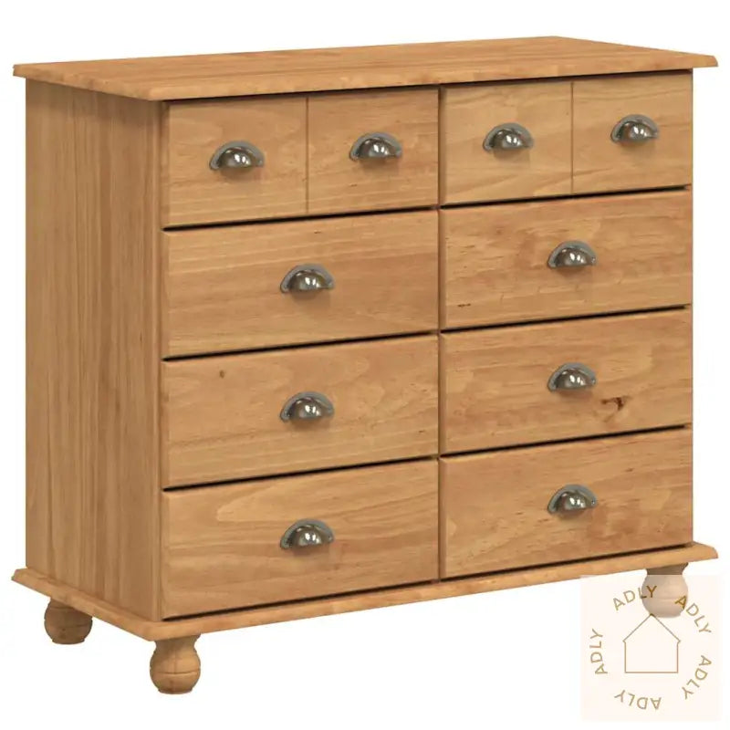 Hutch 'Askim'honningbrun 91X40X183 Cm Massivt Furu