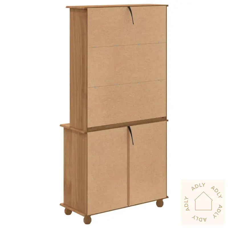 Hutch 'Askim'honningbrun 91X40X183 Cm Massivt Furu