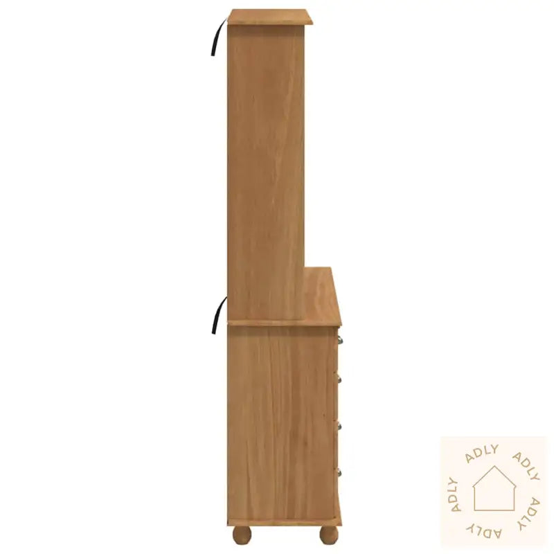 Hutch 'Askim'honningbrun 91X40X183 Cm Massivt Furu