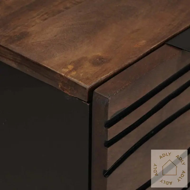 Sidebord - 60X33.5X75 Cm, Laget Av Solid Mangotre