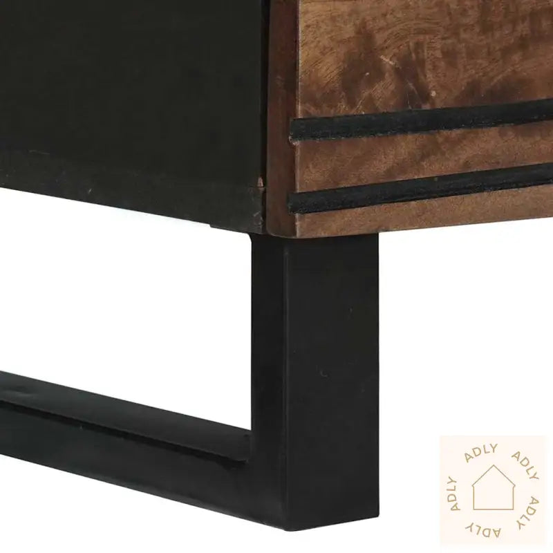 Sidebord - 60X33.5X75 Cm, Laget Av Solid Mangotre