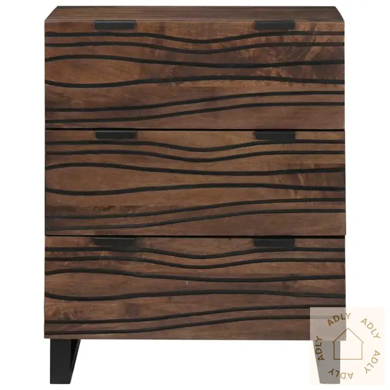 Sidebord - 60X33.5X75 Cm, Laget Av Solid Mangotre