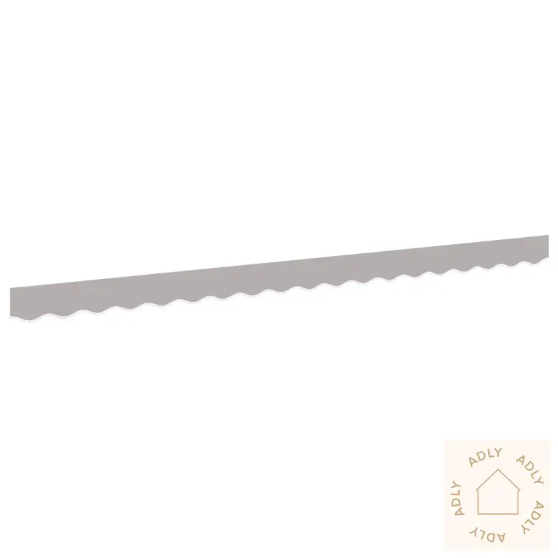Markise Valance For 4 M Ramme Lysegrå 3.8X0.2 M