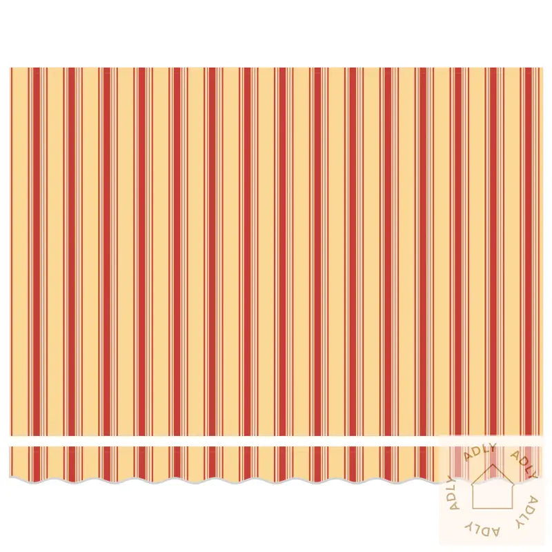 Markiseerstatningsduk For 2.5X2 M Ramme Med Stripemønster