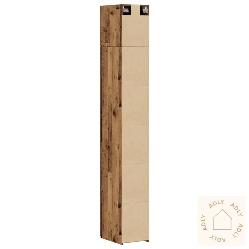 Slim Lagringsskap Gammelt Tre 30X42.5X225 Cm Bearbeidet Tre