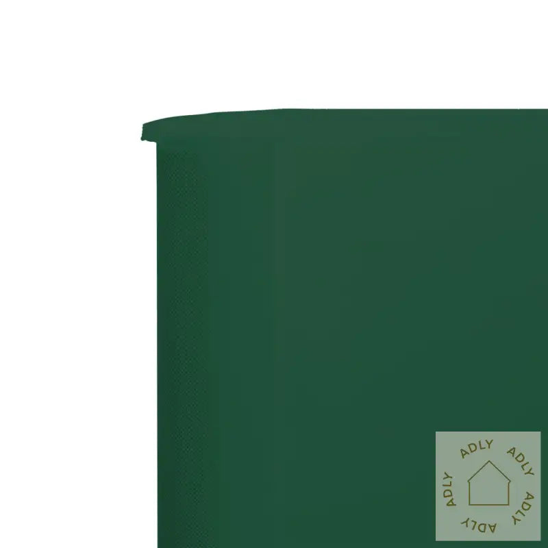 Vindskjerm 5 Paneler Stoff 600X160 Cm Grønn