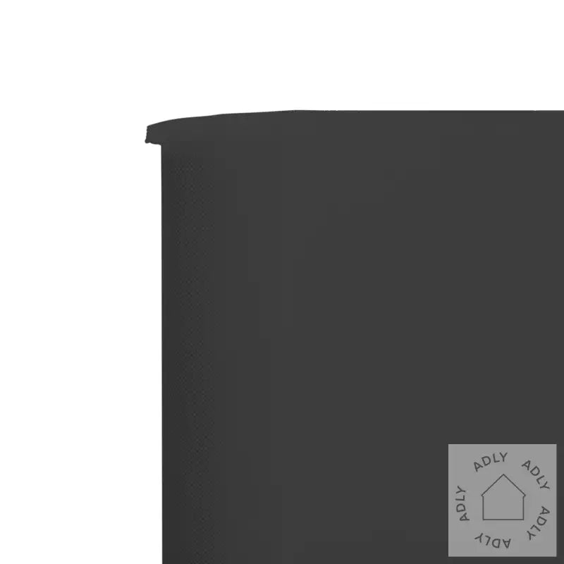 Vindskjerm 9 Paneler Stoff 1200X160 Cm Antrasitt