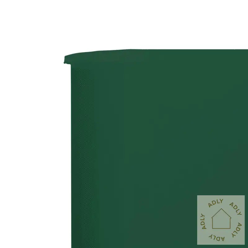 Vindskjerm 9 Paneler Stoff 1200X80 Cm Grønn