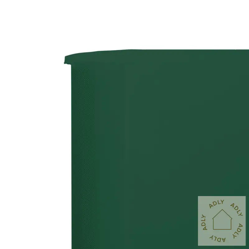 Vindskjerm 6 Paneler Stoff 800X120 Cm Grønn