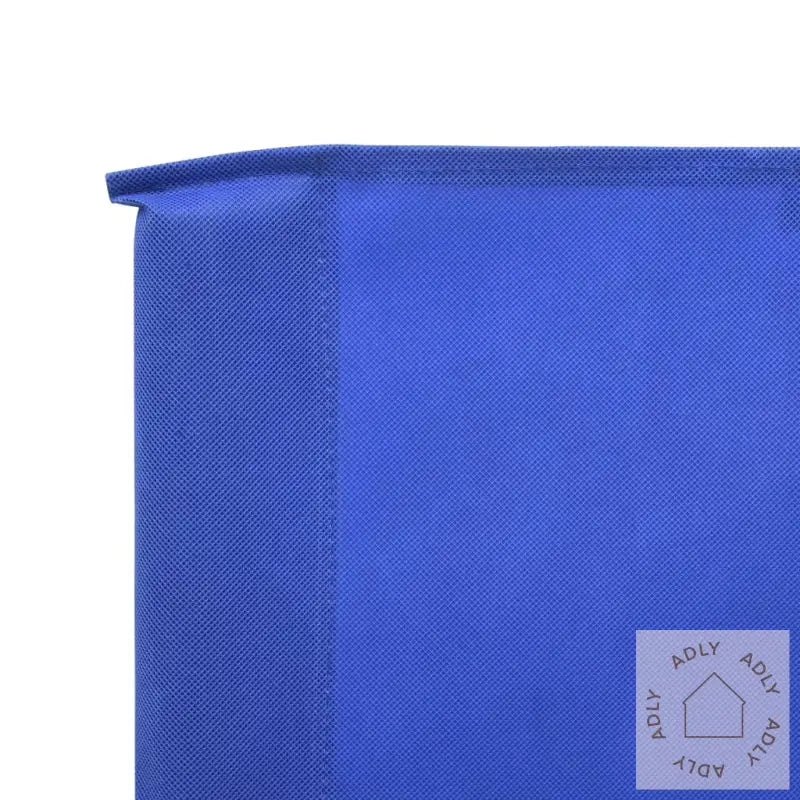 Vindskjermer 3 Paneler Stoff 400X80 Cm Asurblå