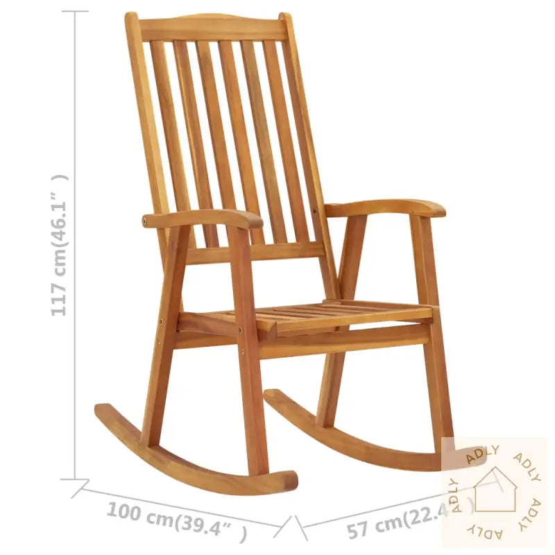 Gyngestol Med Puter Heltre Akasie