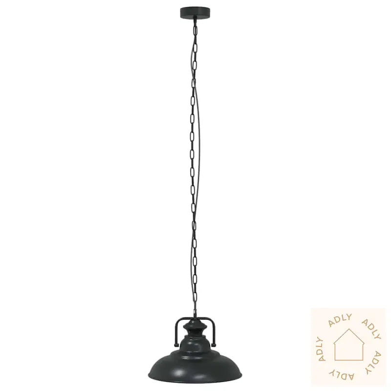 Pendellampe E27 Svart Ø 31 Cm Jern