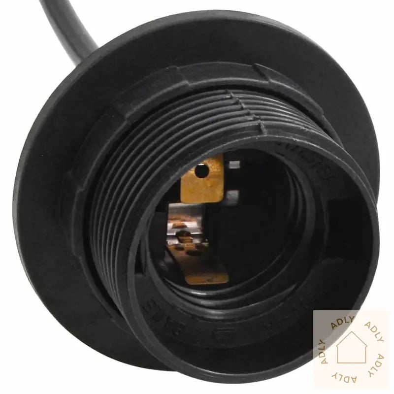 Pendellampe Med 5 Lampeholdere E27 Svart Metal