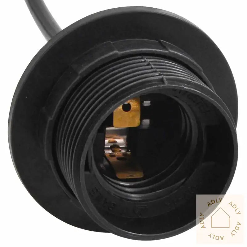 Pendellampe Med 3 Lampeholdere E27 Svart Metal