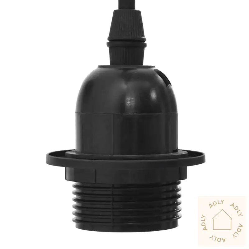 Pendellampe Med 3 Lampeholdere E27 Svart Metal