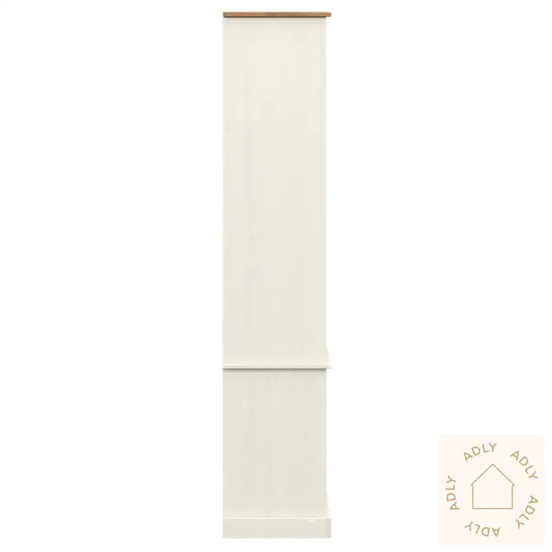 Vitrine Vigo Hvit 85X35X170 Cm Heltre Furu