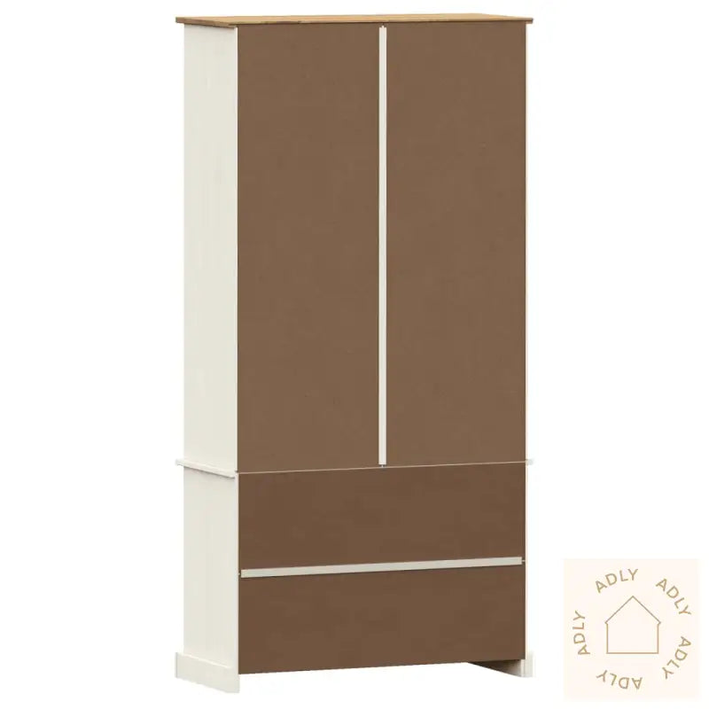 Vitrine Vigo Hvit 85X35X170 Cm Heltre Furu