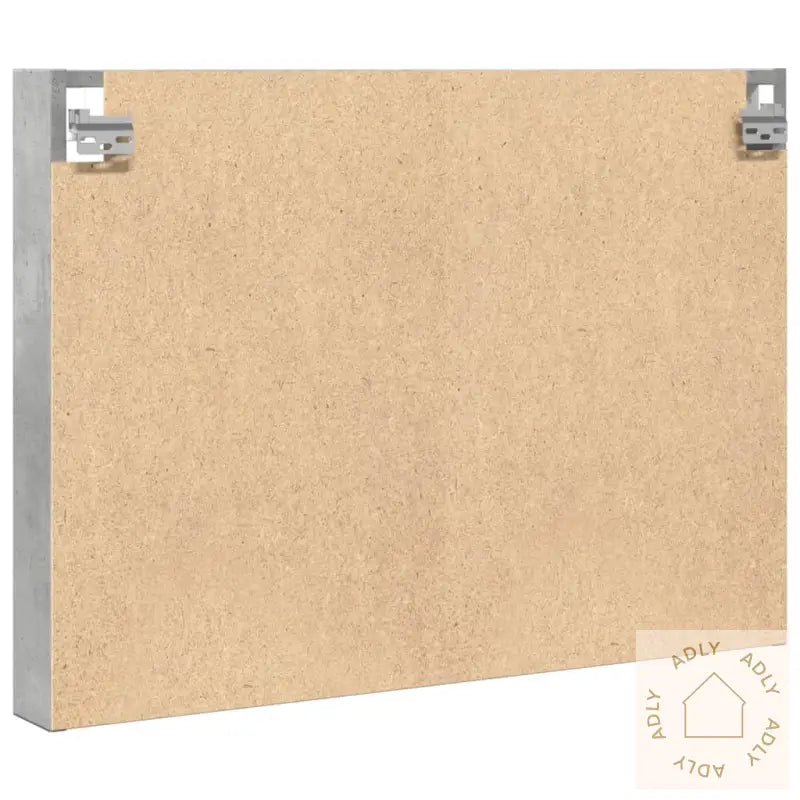 Hylle Betonggrå 80X8,5X58 Cm Konstruert Tre