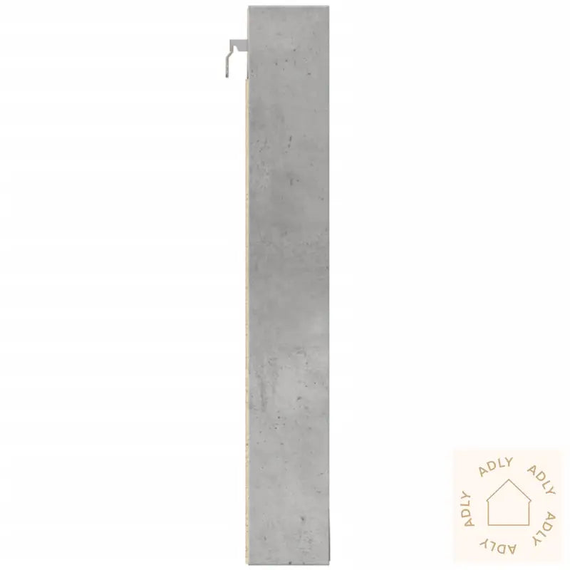 Hylle Betonggrå 100X8,5X58 Cm Konstruert Tre