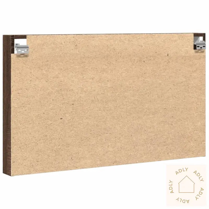 Hyller Brun Eik 100X8,5X58 Cm Konstruert Tre