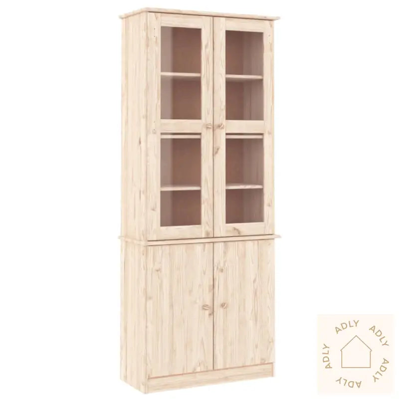 Vitrine Alta 77X35X186,5 Cm Heltre Furu