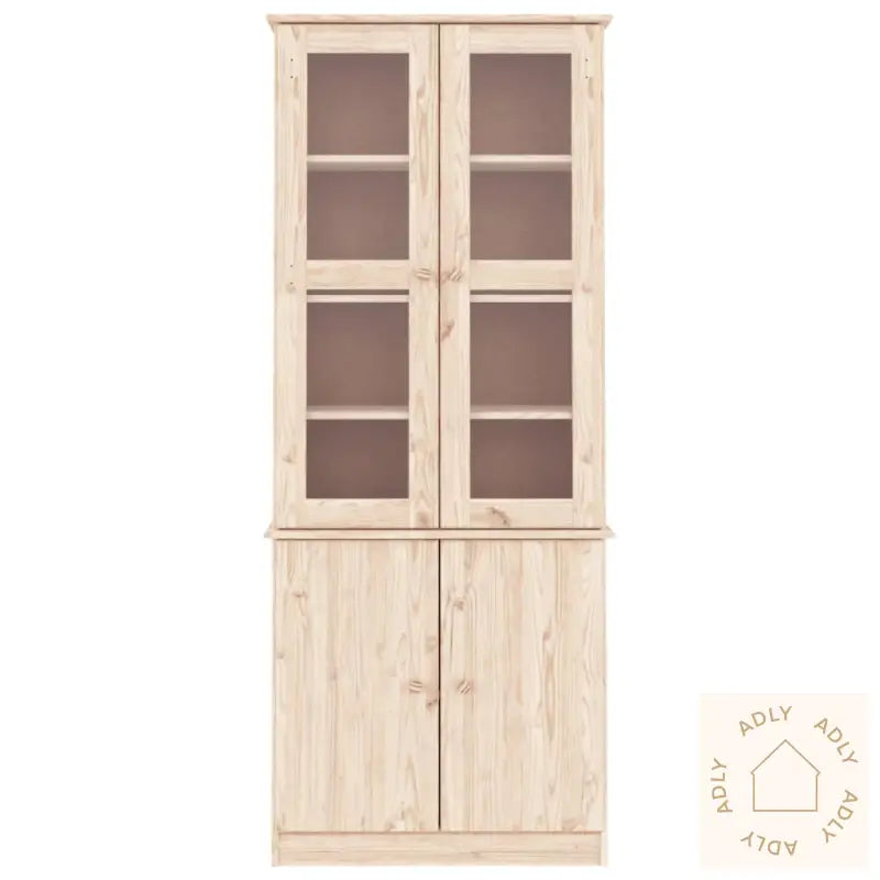 Vitrine Alta 77X35X186,5 Cm Heltre Furu