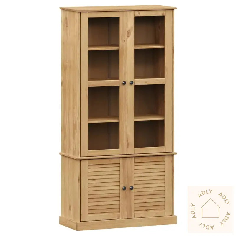 Vitrine Vigo 85X35X170 Cm Heltre Furu