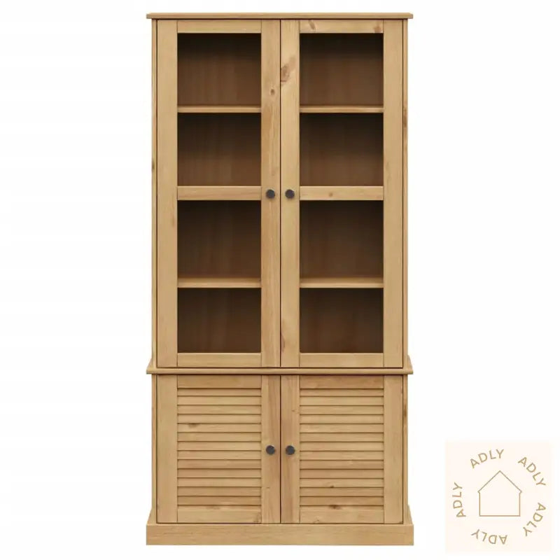 Vitrine Vigo 85X35X170 Cm Heltre Furu
