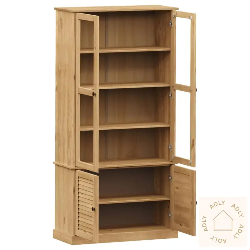 Vitrine Vigo 85X35X170 Cm Heltre Furu
