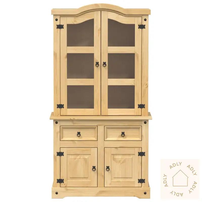 Vitrine Corona 100X48,5X179 Cm Heltre Furu