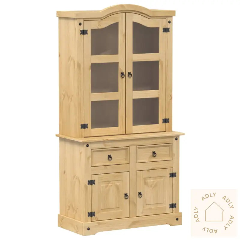 Vitrine Corona 100X48,5X179 Cm Heltre Furu