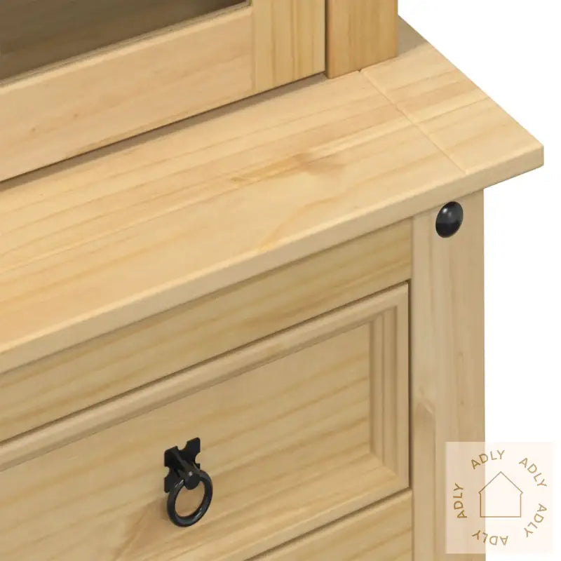 Vitrine Corona 100X48,5X179 Cm Heltre Furu