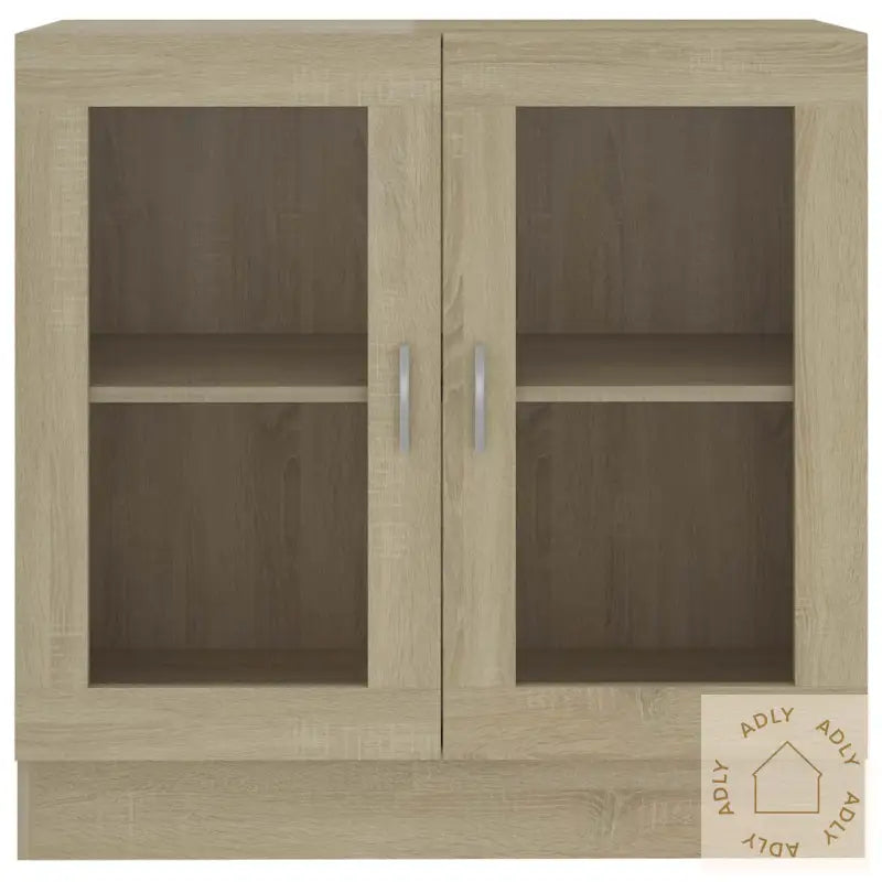 Vitrine Sonoma Eik 82,5X30,5X80 Cm Konstruert Tre
