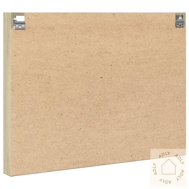 Vitrineskap Sonoma Eik 100X8,5X75 Cm Konstruert Tre