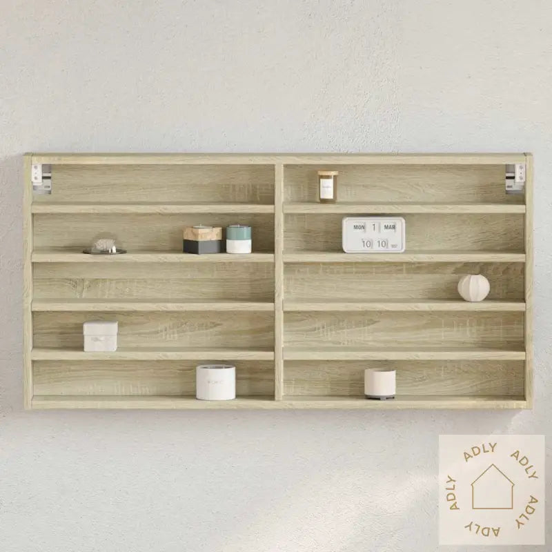 Hyller Sonoma Eik 100X8,5X50 Cm Konstruert Tre