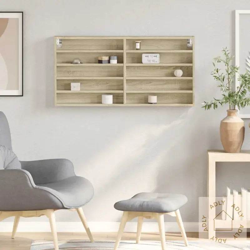 Hyller Sonoma Eik 100X8,5X50 Cm Konstruert Tre